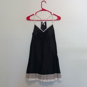 Urban Outfitters Sparkle & Fade Black Sheer Slip
